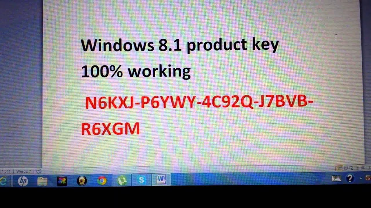 free windows 8.1 product key